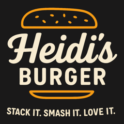 Heidi's Burgers logo.